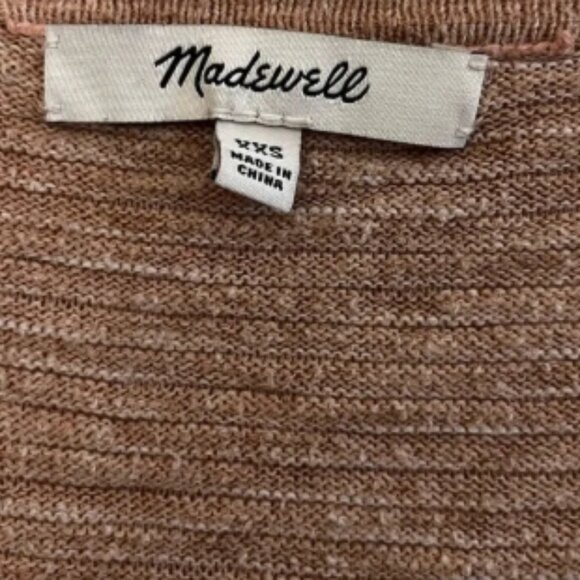Madewell Open Cardigan w Pockets - Picture 2 of 4